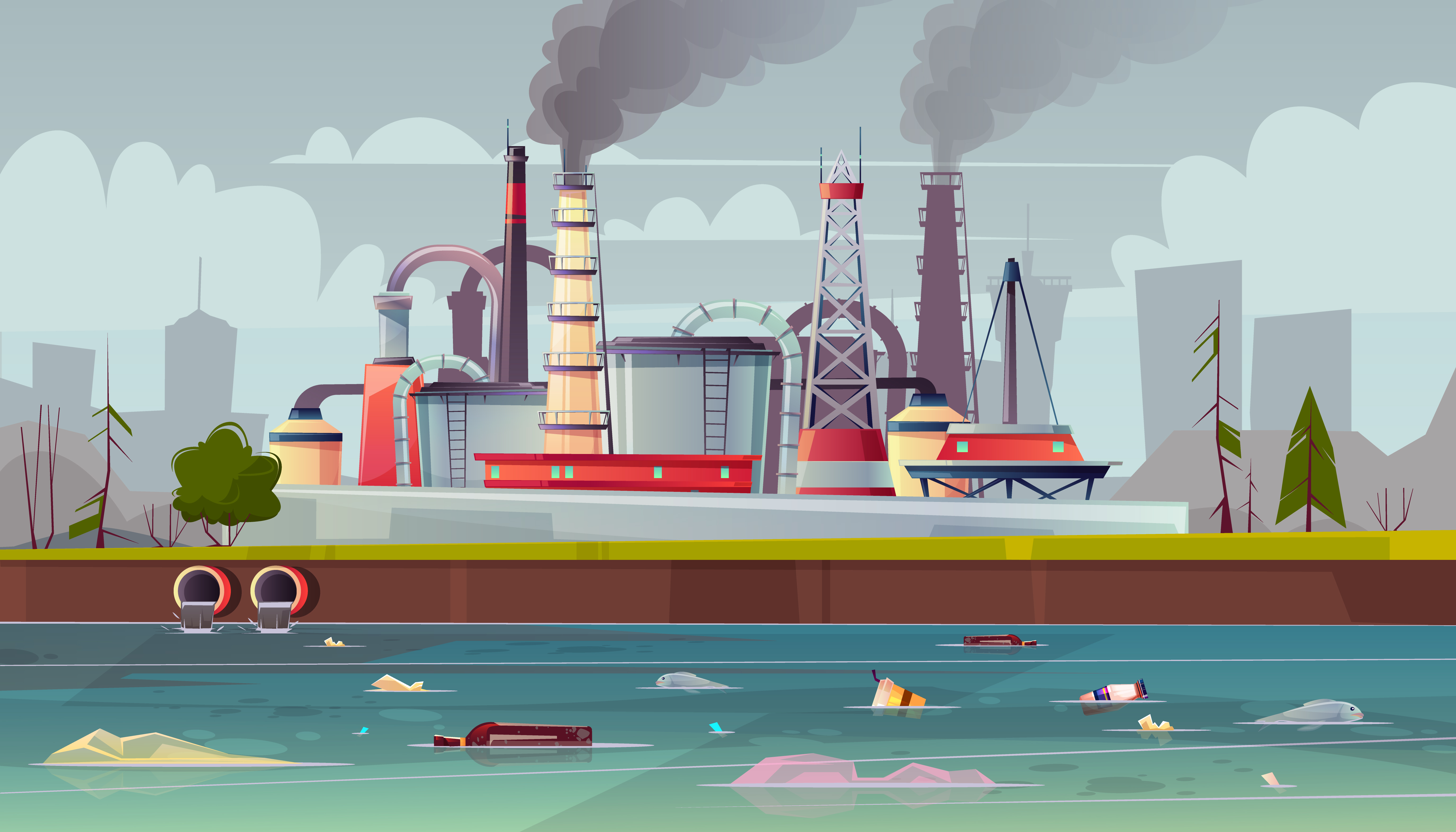 Pollution of Air and Water
