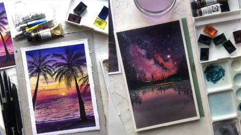 Watercolor Painting: A Guide for Beginners to Advance Level