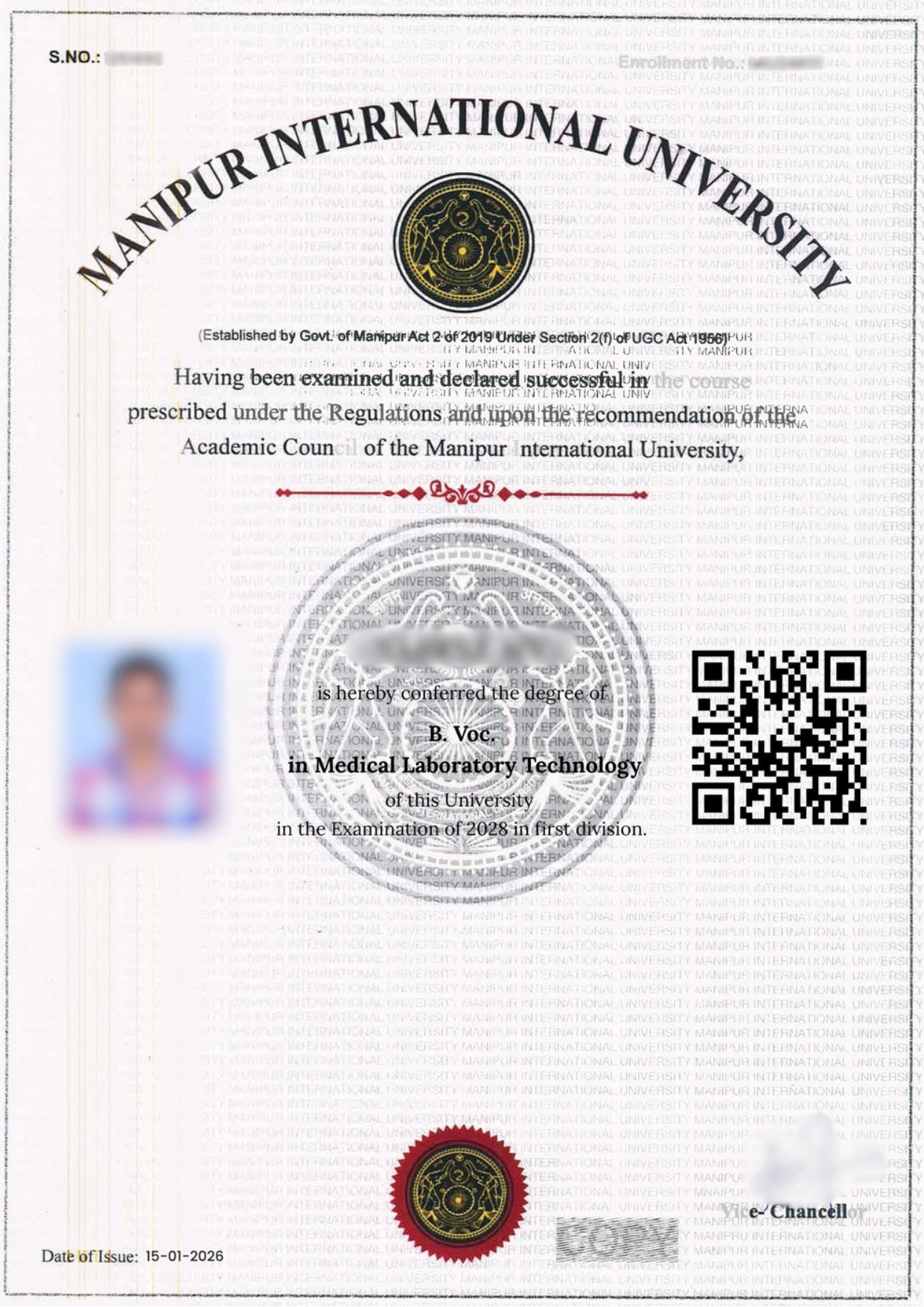 Manipur International University Sample