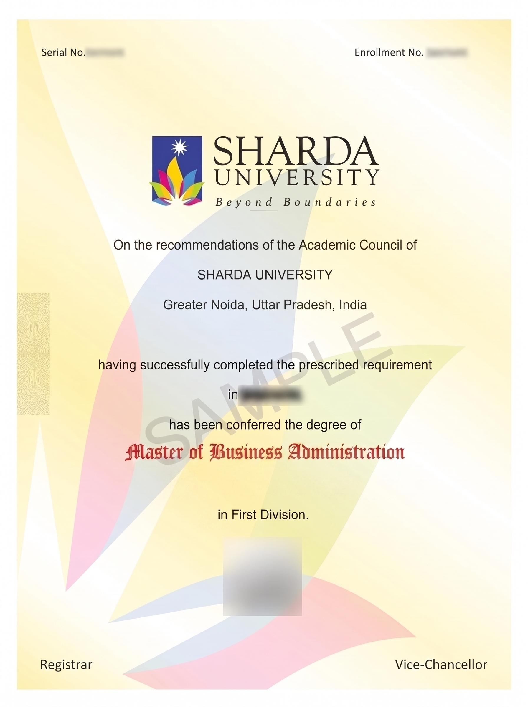 Sharda University Sample