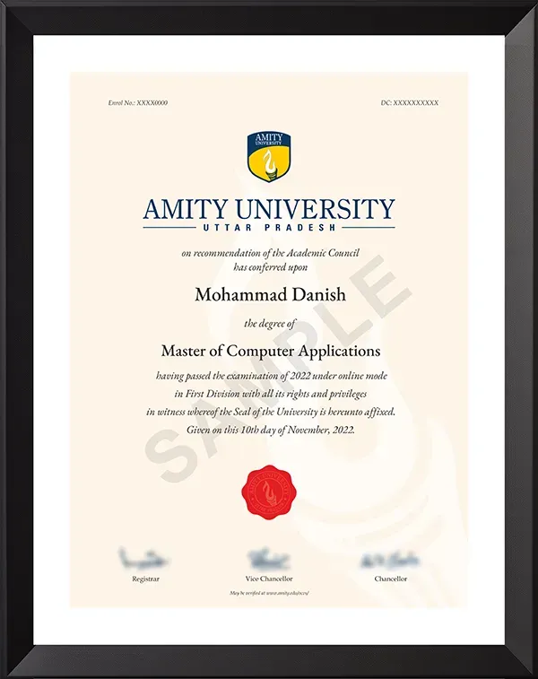 Amity University Sample